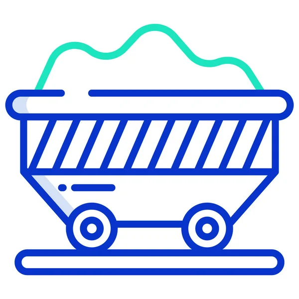 Cart Web Icon Simple Illustration — Stock Vector