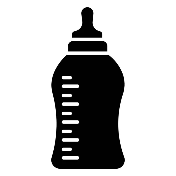 Baby Bottle Icon Simple Illustration Newborn Infant Toy Vector Icons — Stock Vector