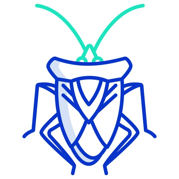 Ícone Bug Ilustração Vetorial — Vetor de Stock