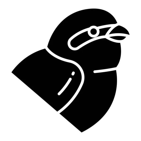 Einfaches Vektor Symbol Darstellung Des Vogels — Stockvektor