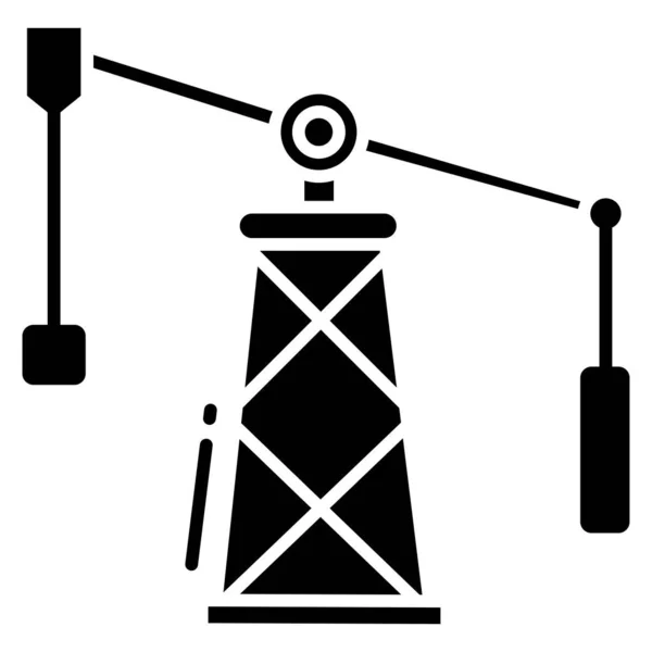 Ölpumpen Symbol Vektorillustration — Stockvektor