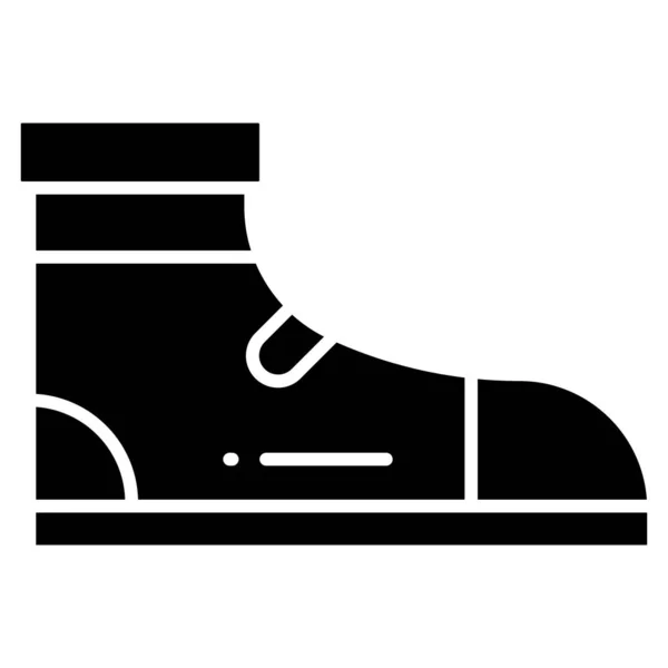 Boot Symbol Einfache Illustration Von Schuh Vektor Symbolen Für Das — Stockvektor