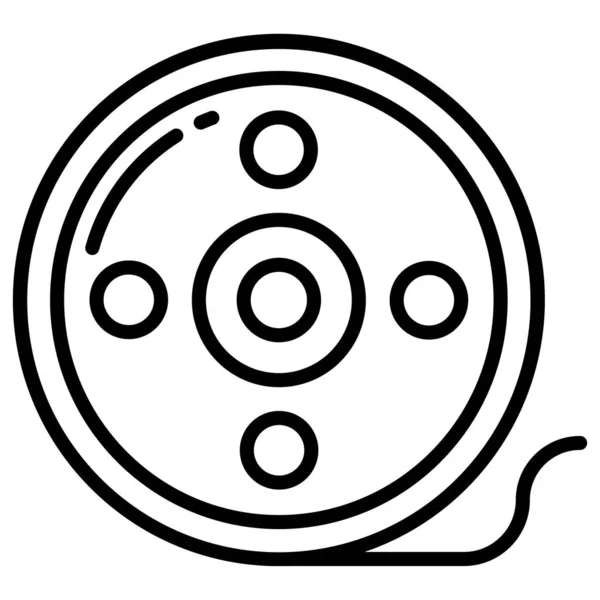 Haspel Web Symbol Einfache Illustration — Stockvektor