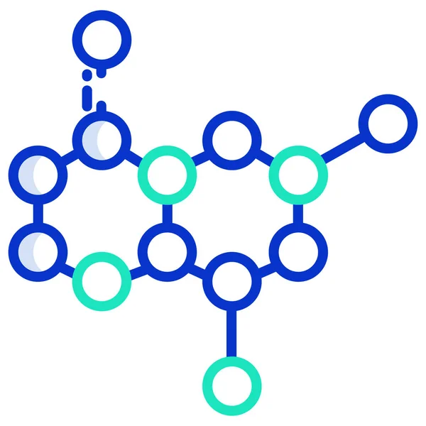 Molekula Ikon Vektor Illusztráció — Stock Vector
