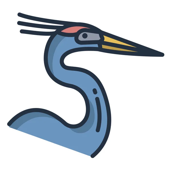 Icône Vectorielle Oiseau Toucan — Image vectorielle