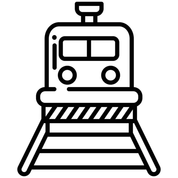 Web Simgesi Tren Illüstrasyon Vektör — Stok Vektör