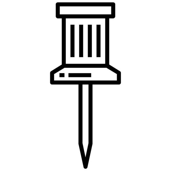 Stift Web Symbol Einfache Illustration — Stockvektor