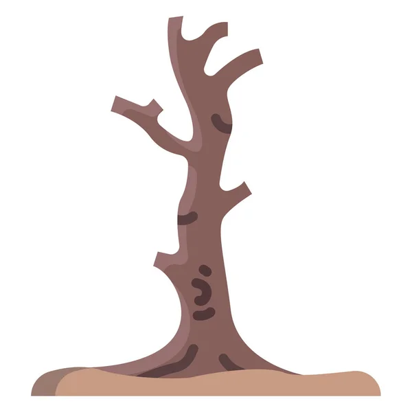 Vektor Illustration Träd Ikon — Stock vektor