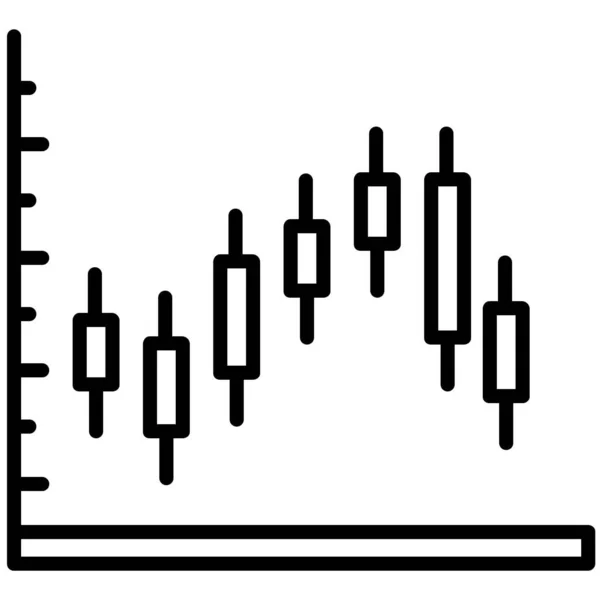 Diagrammsymbol Vektorillustration — Stockvektor