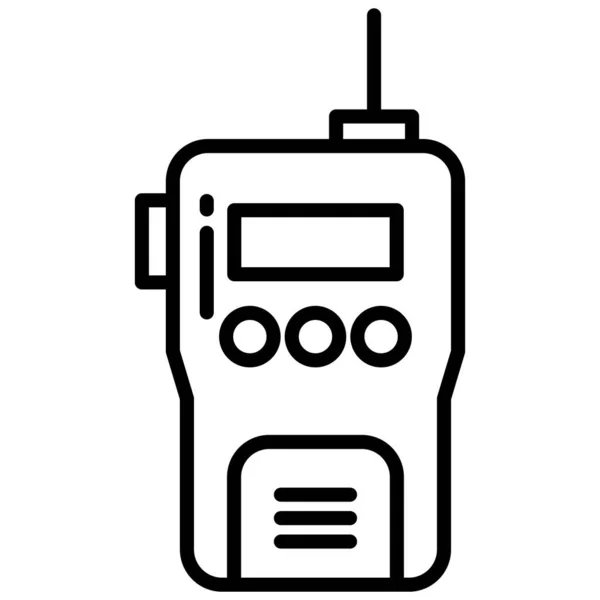 Walkie Talkie Einfaches Symbol Vektorillustration — Stockvektor