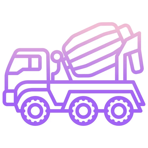 Lkw Web Symbol Einfache Illustration — Stockvektor