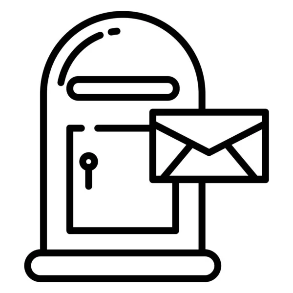 Mail Symbol Vektor Abbildung — Stockvektor