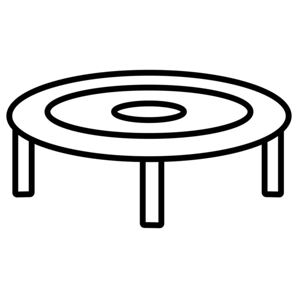 Trampolin Web Icon Ilustração Vetorial Simples —  Vetores de Stock