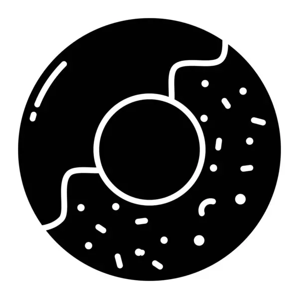 Donut Web Icon Vector Illustration — 스톡 벡터