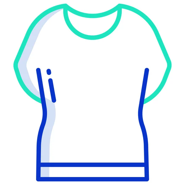 Shirt Ícone Simples Ilustração Vetorial — Vetor de Stock