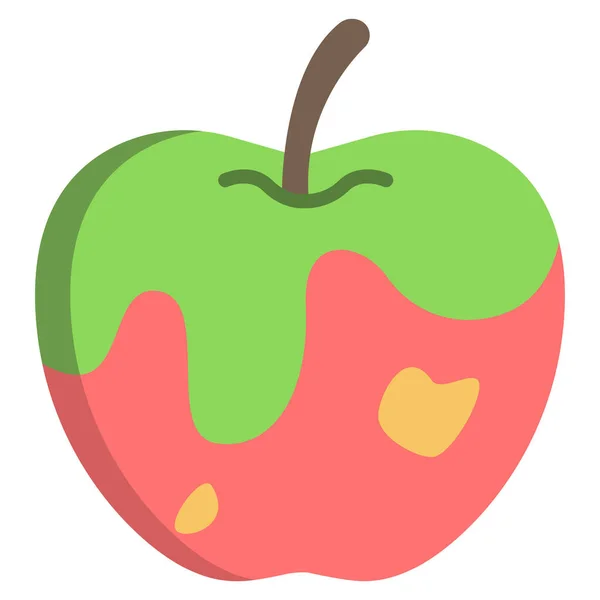 Magische Apfel Symbol Vektor Illustration — Stockvektor