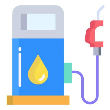 Benzin istasyonu vektör resimleme arkaplanı