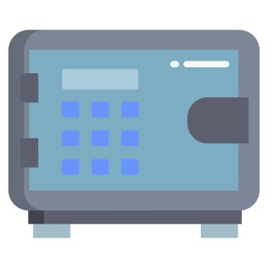 ATM 'de. Web simgesi basit illüstrasyon