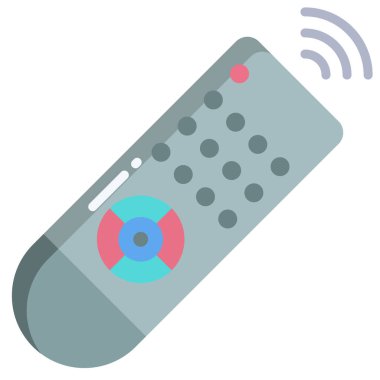 Uzaktan. Web simgesi basit illüstrasyon