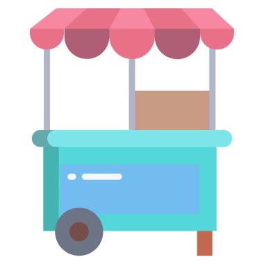 yiyecek ikonu vektör illüstrasyonu 