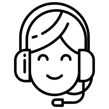 Müşteri desteği. Basit resimleme