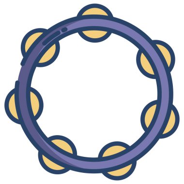 Tef basit simgesi, vektör çizim