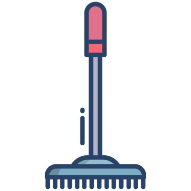 Tek bir Döşeme Temizleyicisinin vektör çizimi