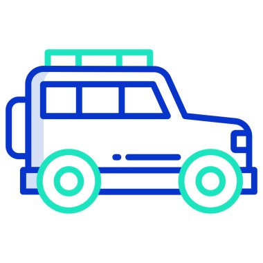 araba web simgesi, vektör illüstrasyonu 