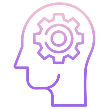 Beyaz arkaplanda basit bir vektör simgesi düşünülüyor