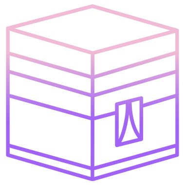 Kabe. Web simgesi basit illüstrasyon