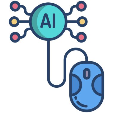 Fare. Web simgesi basit illüstrasyon 