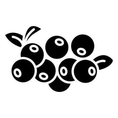 Böğürtlen ikonu vektörü İnce çizgi işareti. izole edilmiş sınır sembolü çizimi