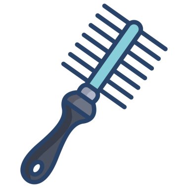 Tarak. Web simgesi basit tasarım