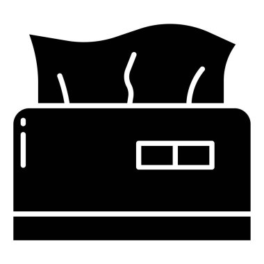 dokular beyaz arkaplanda basit vektör simgesi