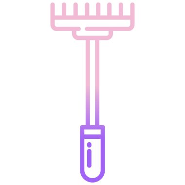 Tırmık. Web simgesi basit illüstrasyon