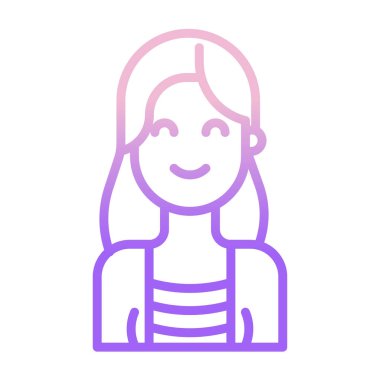 avatar simgesi web vektör çizimi