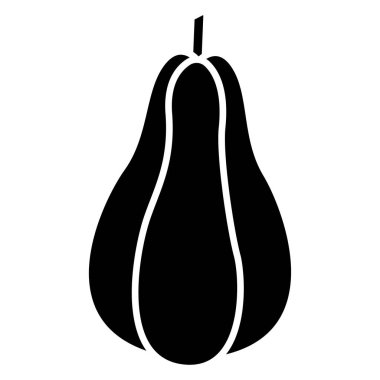 Patlıcan. Web simgesi basit illüstrasyon