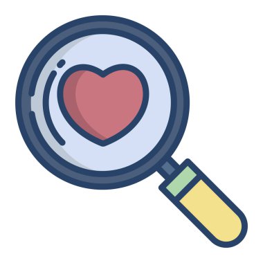 Basit vektör simgesi, Arama konsepti