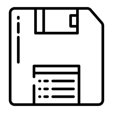 Disket disket. Basit resimleme