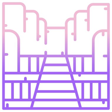 Beyaz arkaplanda basit vektör simgesi