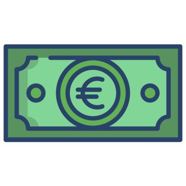 Para için. Web simgesi basit illüstrasyon