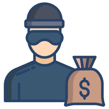 Basit vektör simgesi, Suç illüstrasyonu 