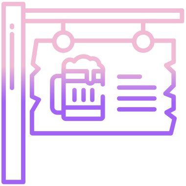 Basit vektör simgesi, işaret illüstrasyonu