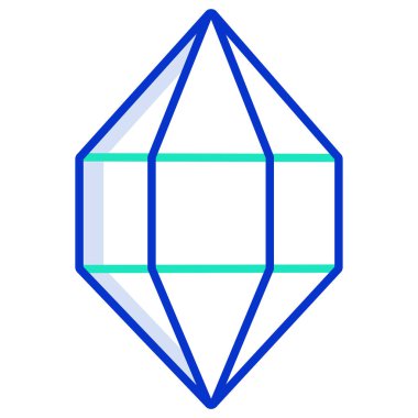 Elmas. Web simgesi basit tasarım