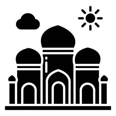 Cami vektör resimleme arkaplanı 