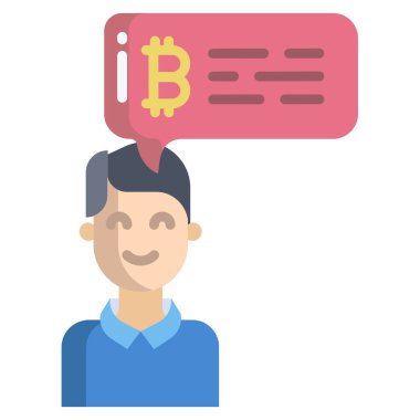 Web simgesi adam vektör illüstrasyonu 