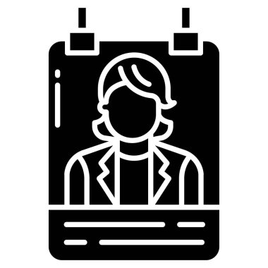 avatar simgesi web vektör çizimi