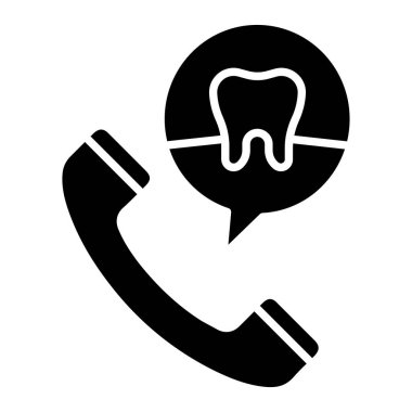 Çağrı merkezi ikon vektör illüstrasyonu 