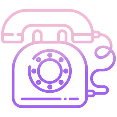 telefon web simgesi, vektör çizim