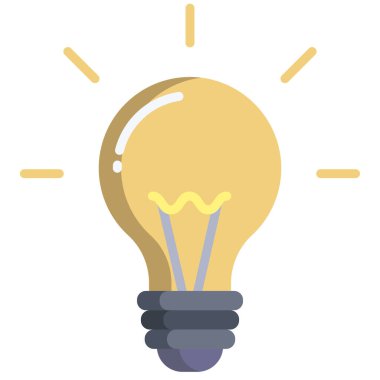 ampul. vektör çizim